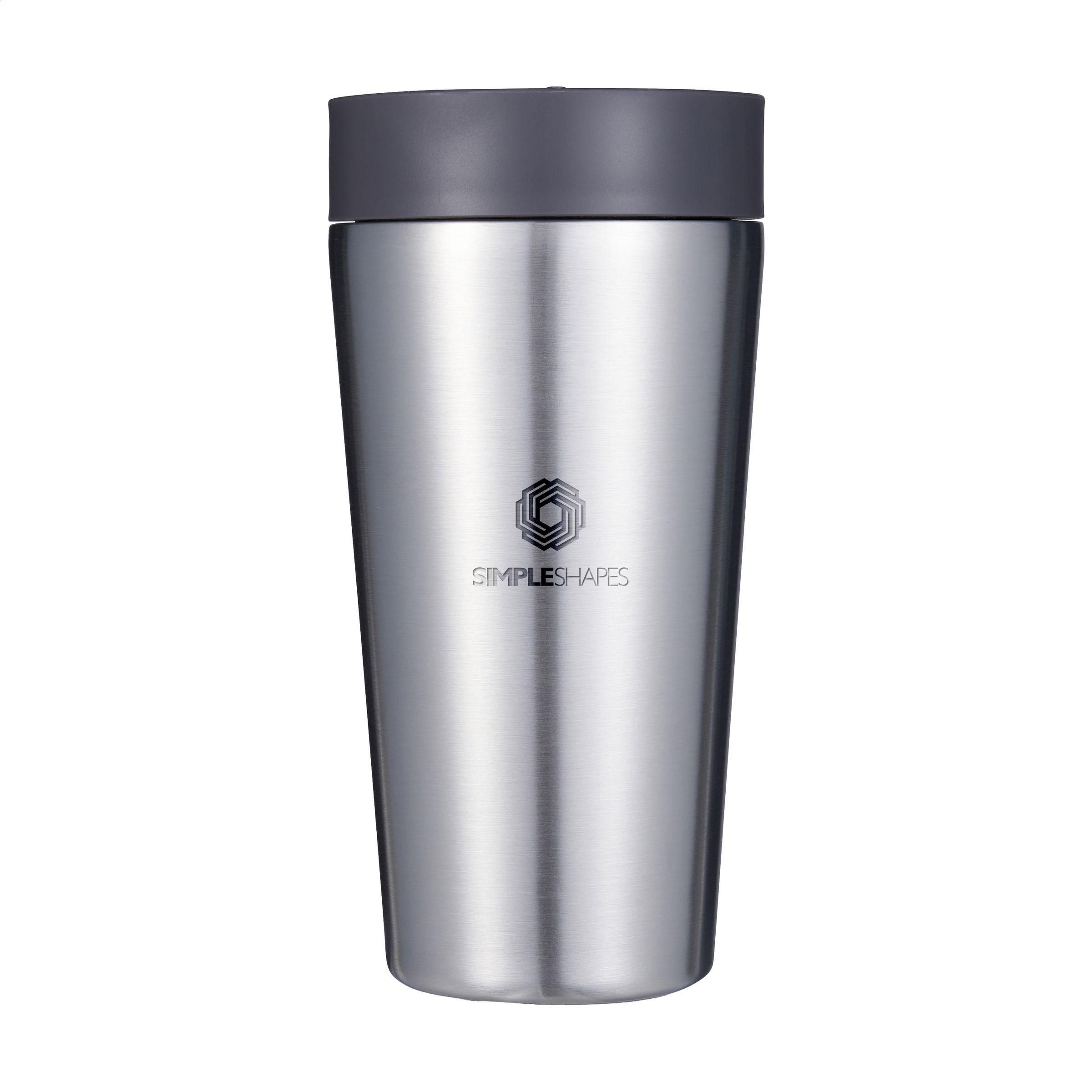 Taza de café de acero inoxidable reciclado Circular&Co 340 ml