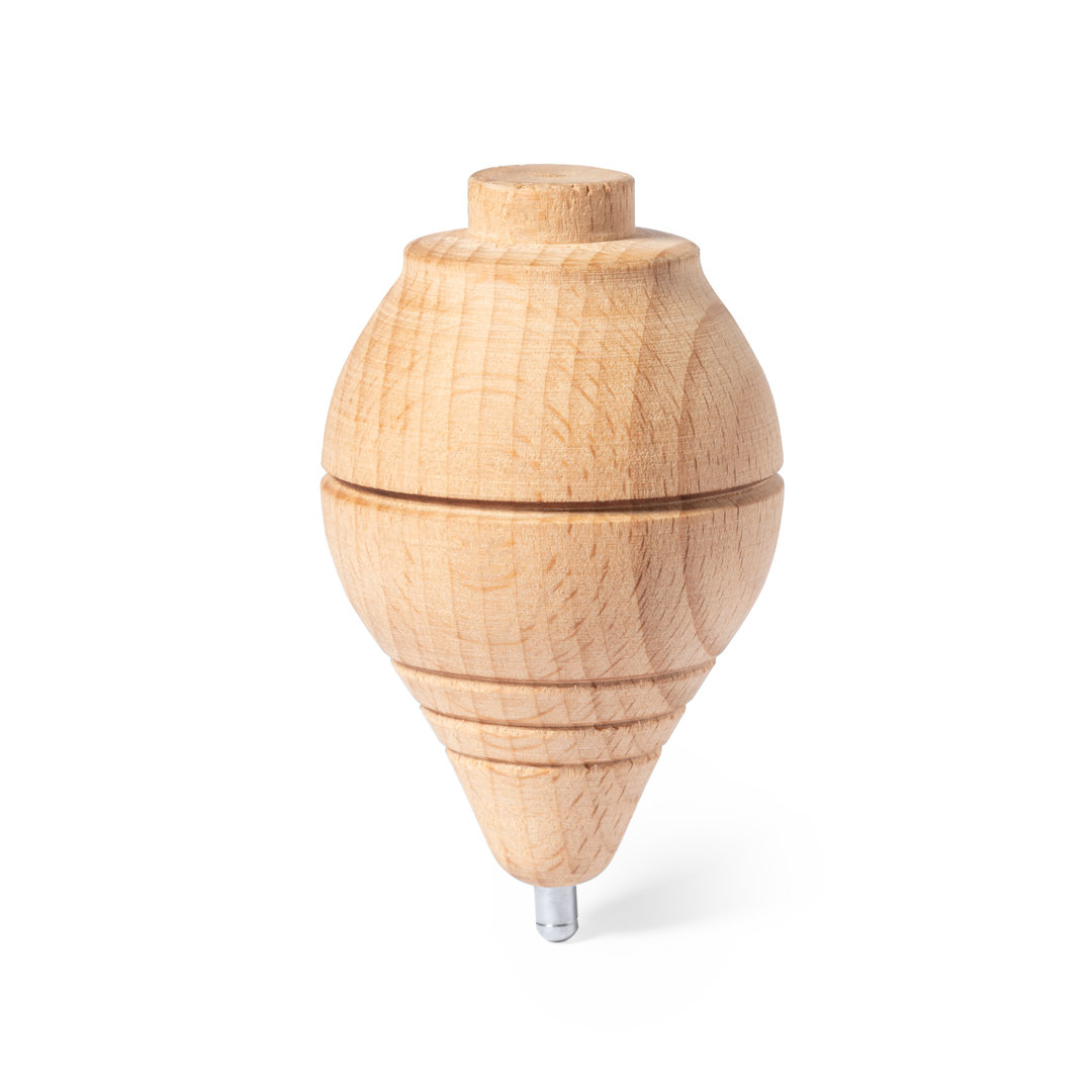 Trompo de Madera con Cuerda de Algodón - Ashbrittle - Puente de Génave