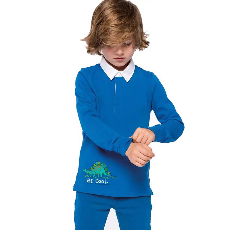 Niños de polo de mancha larga personalizada - | Zaprinta España Niños de polo de mancha larga personalizada - | Zaprinta España