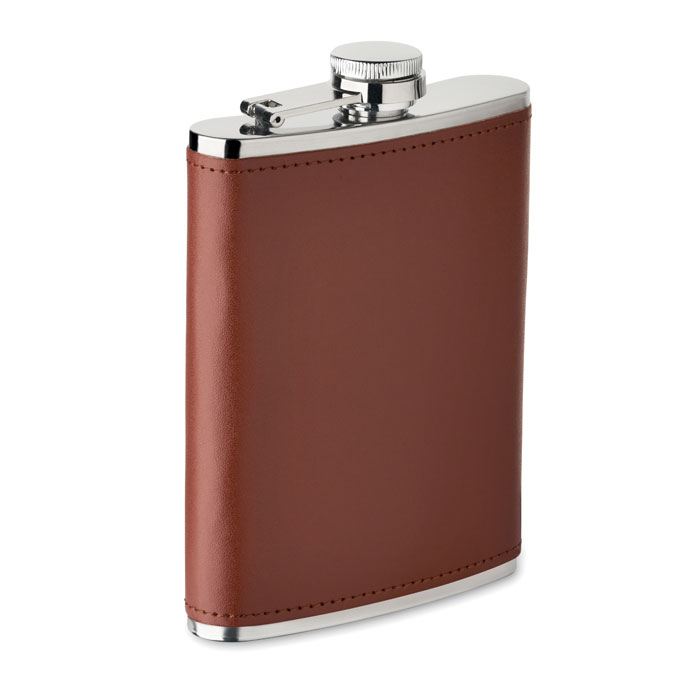 Petaca Elegante de Acero Inoxidable 200 ml - Santiso