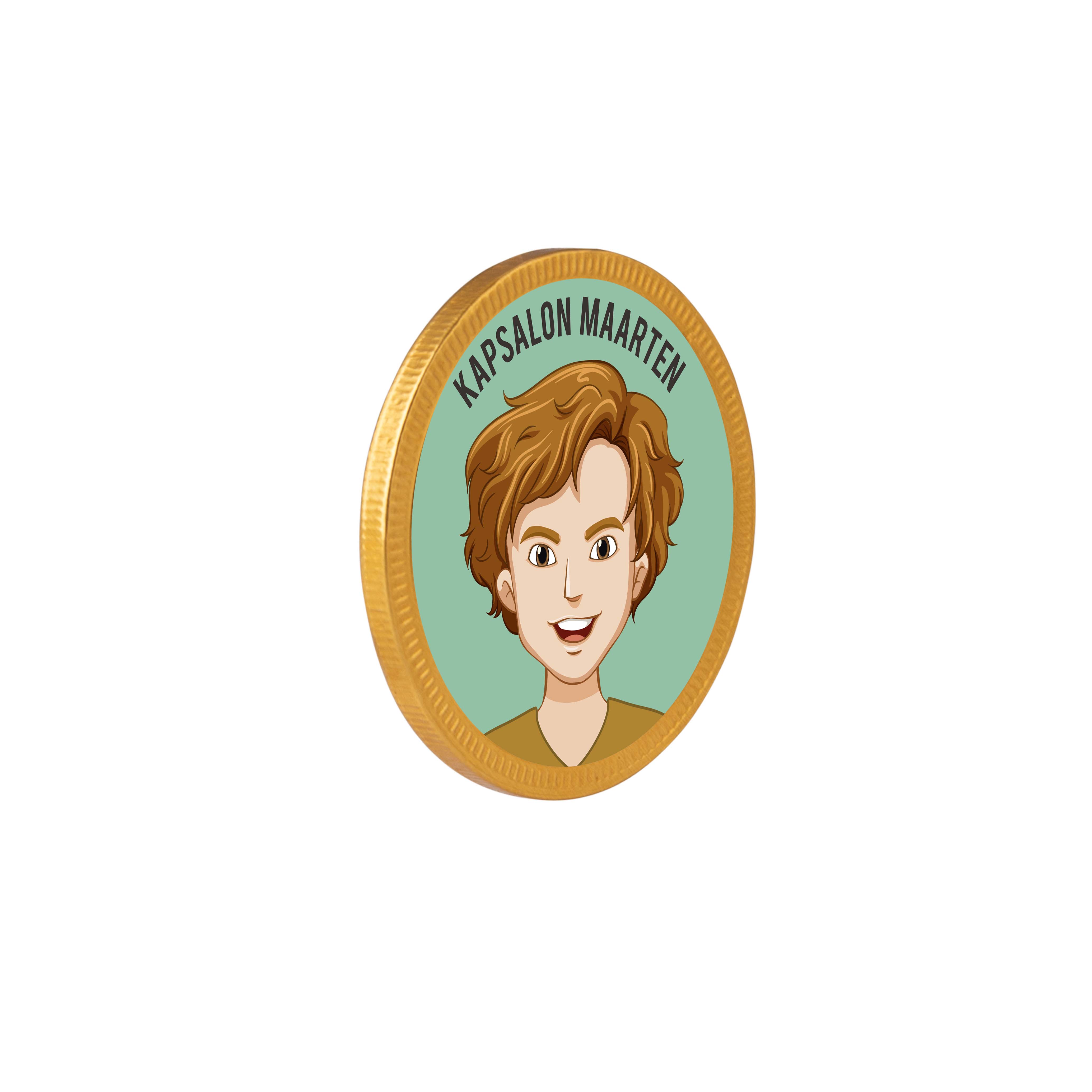 Moneda de Chocolate Dorada - Gaià