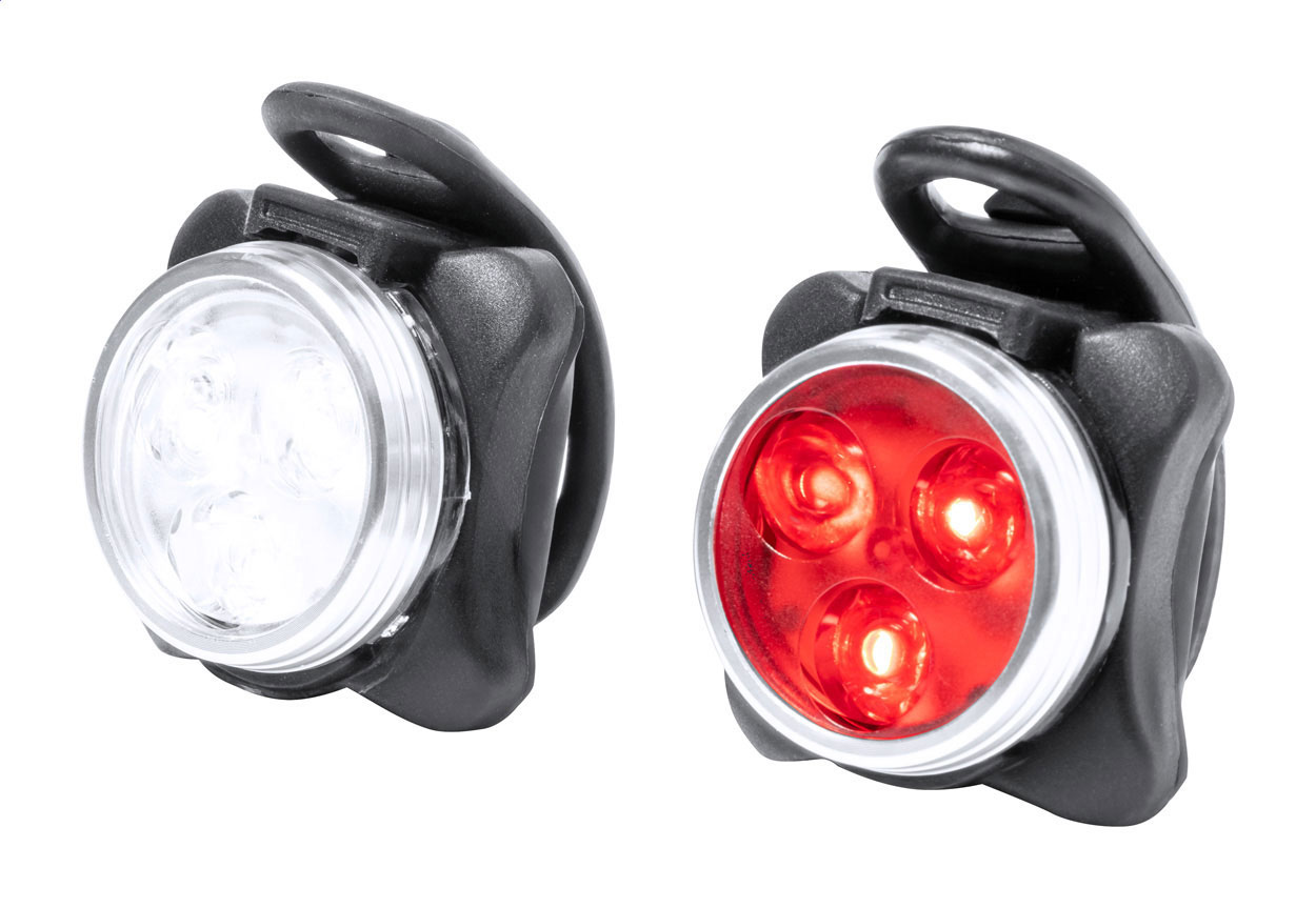 Conjunto de luces recargables para bicicleta Bilux - Navas de San Juan