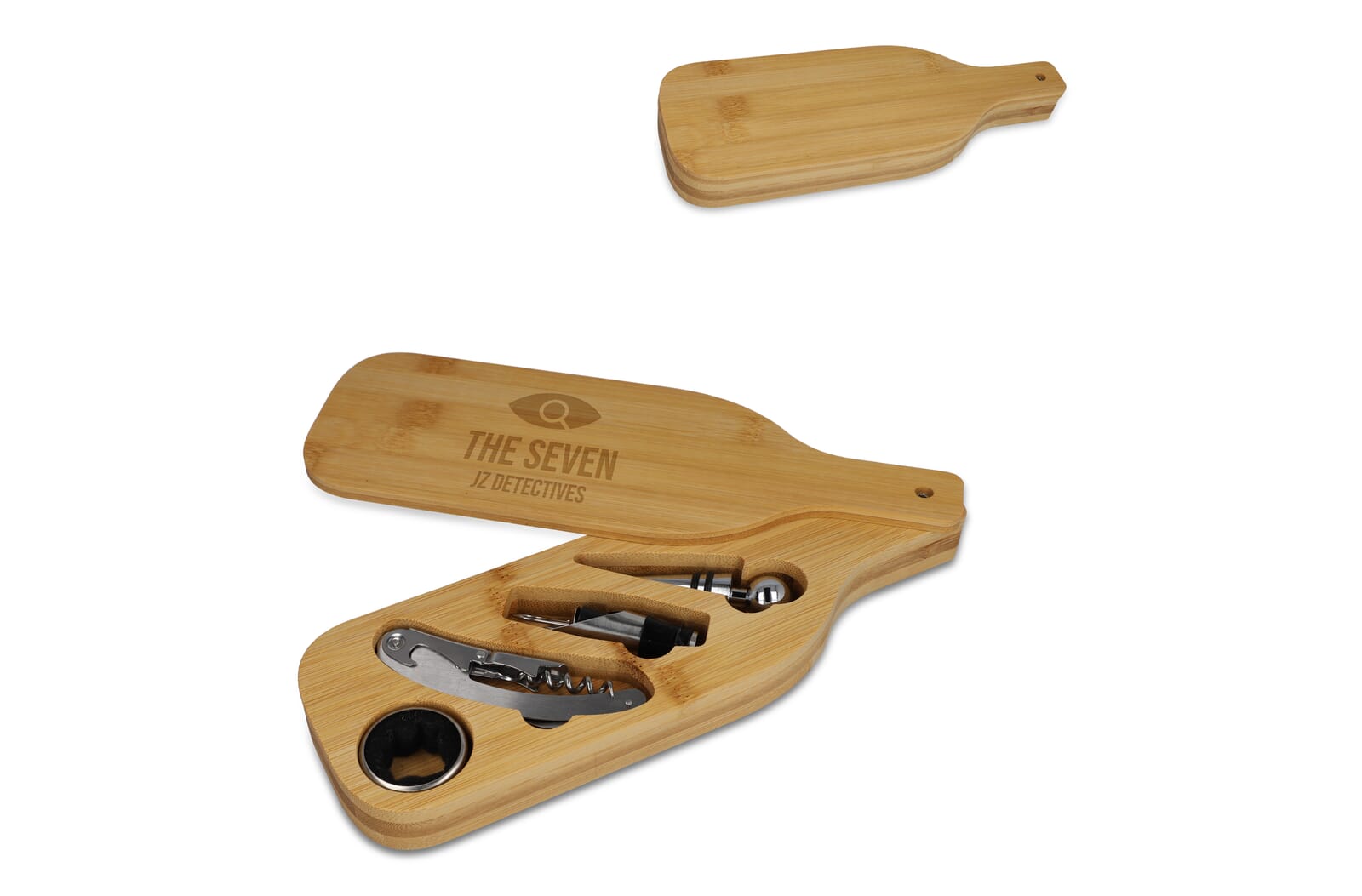 Set de vino en caja de bambú - Ribafrecha