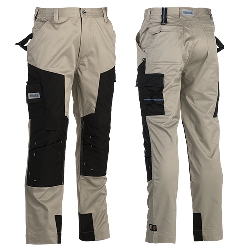 Pantalones ligeros elásticos con múltiples bolsillos y refuerzo de Coolmax® y Cordura® - Almuniente