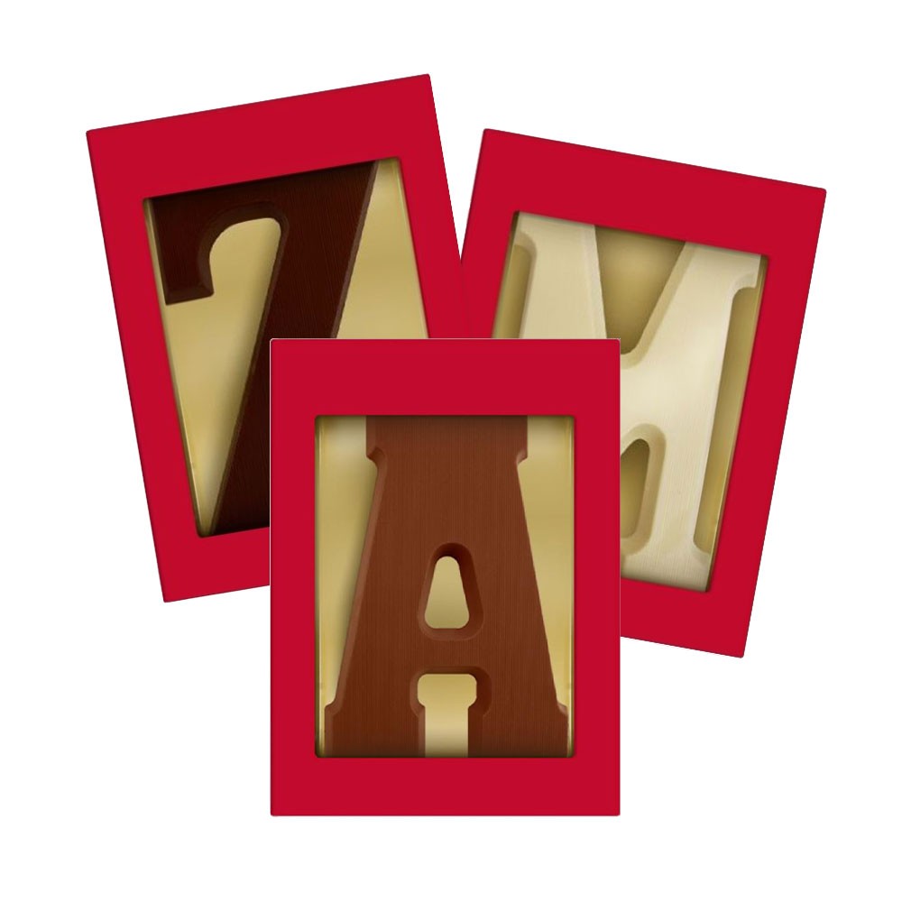 Letras de Chocolate CocoaHorizons - Erla