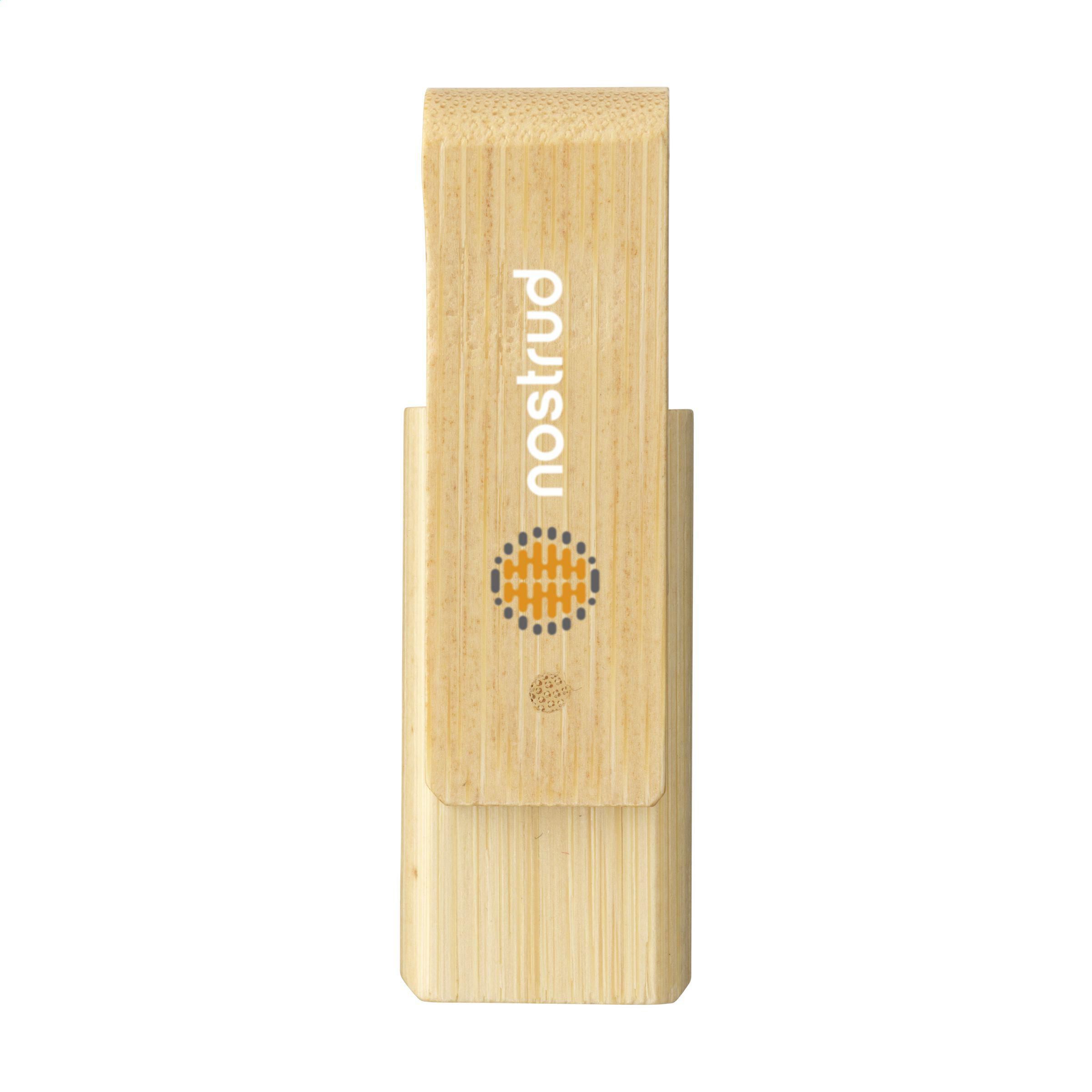 Memoria USB EcoBambú 8 GB - Cebolla impreso con logotipo