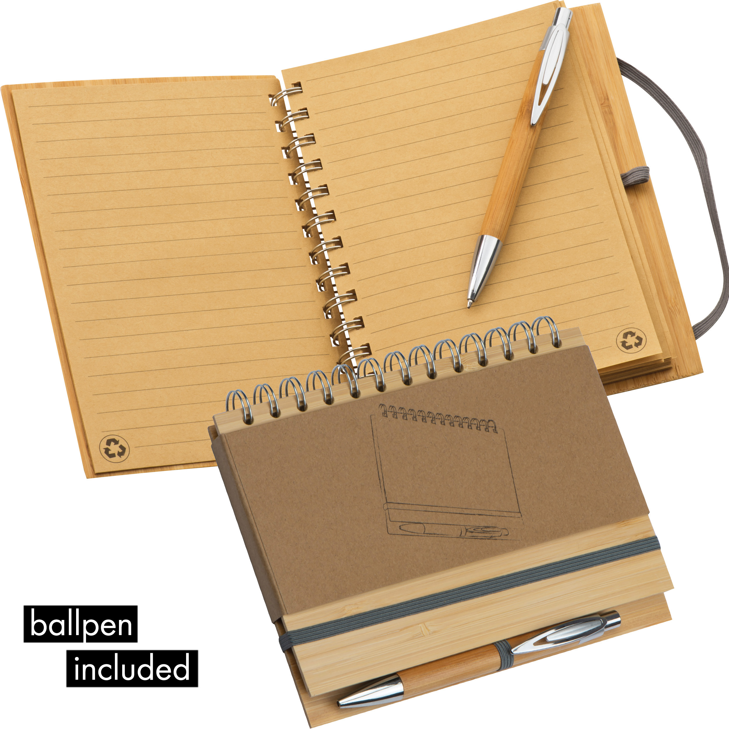 Bloc de notas hecho de bambú ecológico - Vélez-Málaga