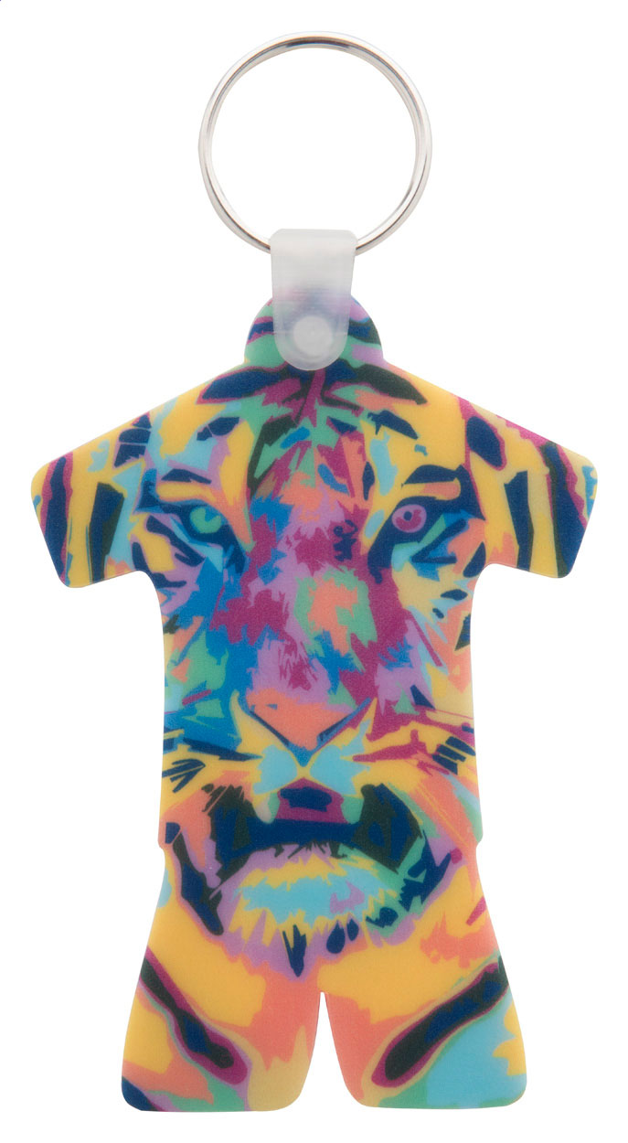 Llavero Deportivo - La Puebla de Almoradiel impreso con logotipo