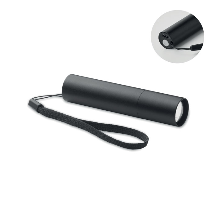 Linterna recargable de aluminio - Pertusa