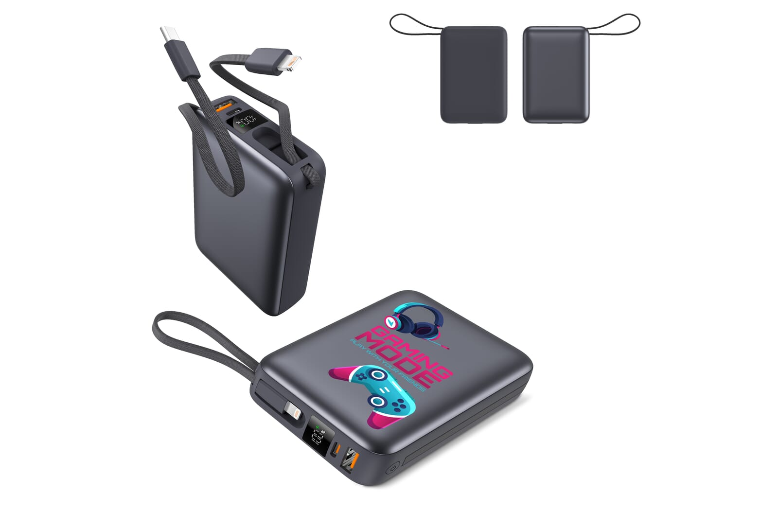 Nova Powerbank 22.5W Power Delivery con cables integrados 20000 mAh