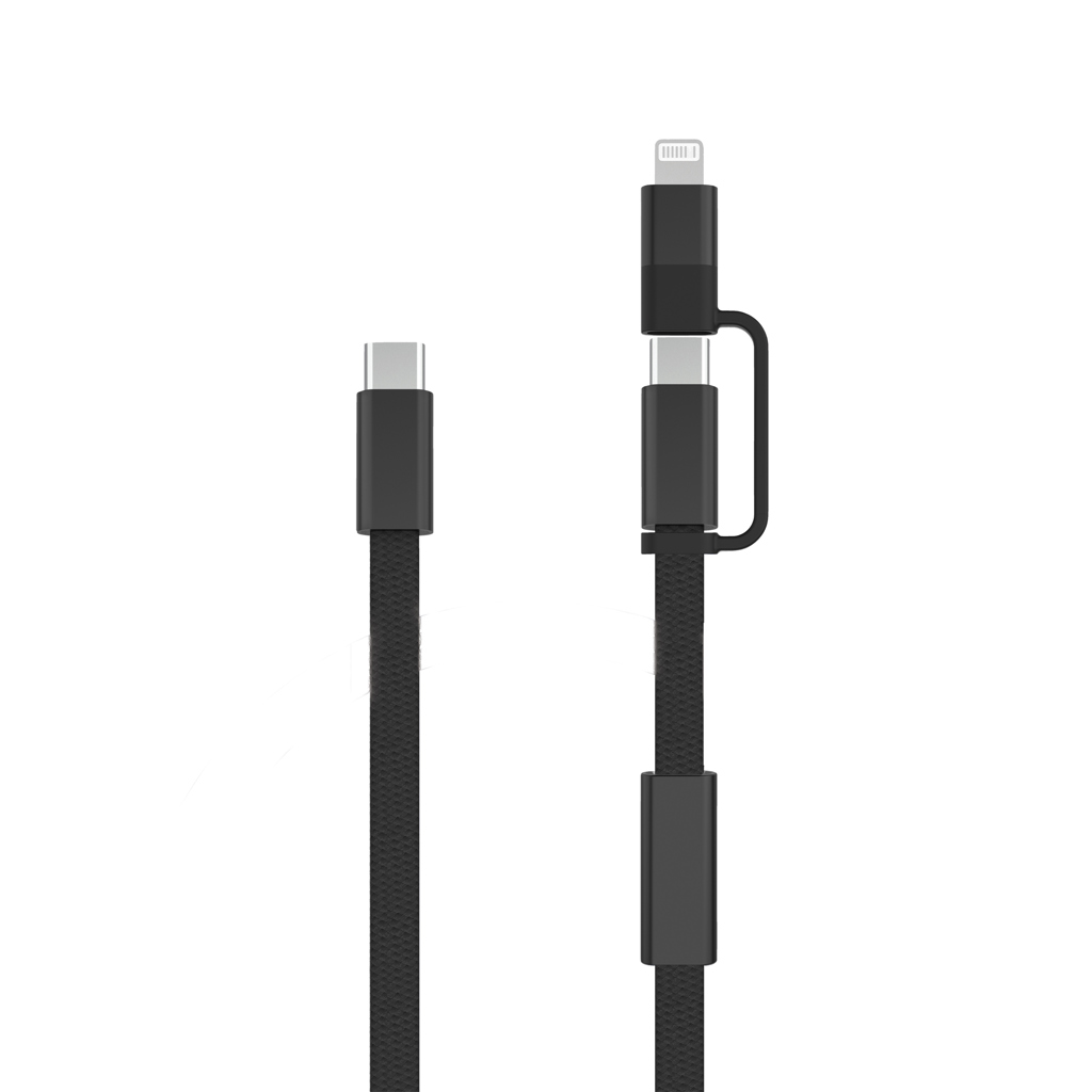 Cable de carga rápida 2 en 1 Arc RCS 60W 120 cm