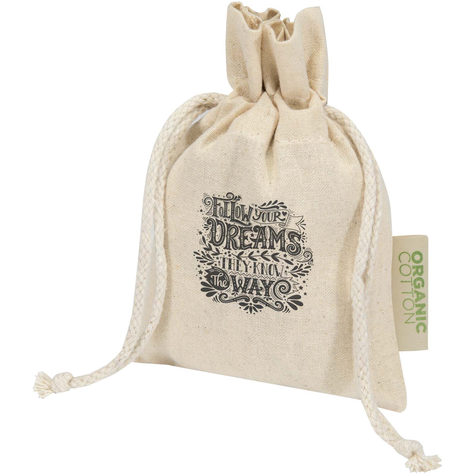 Bolsa de regalo de algodón orgánico de 140 g/m² - Cañas