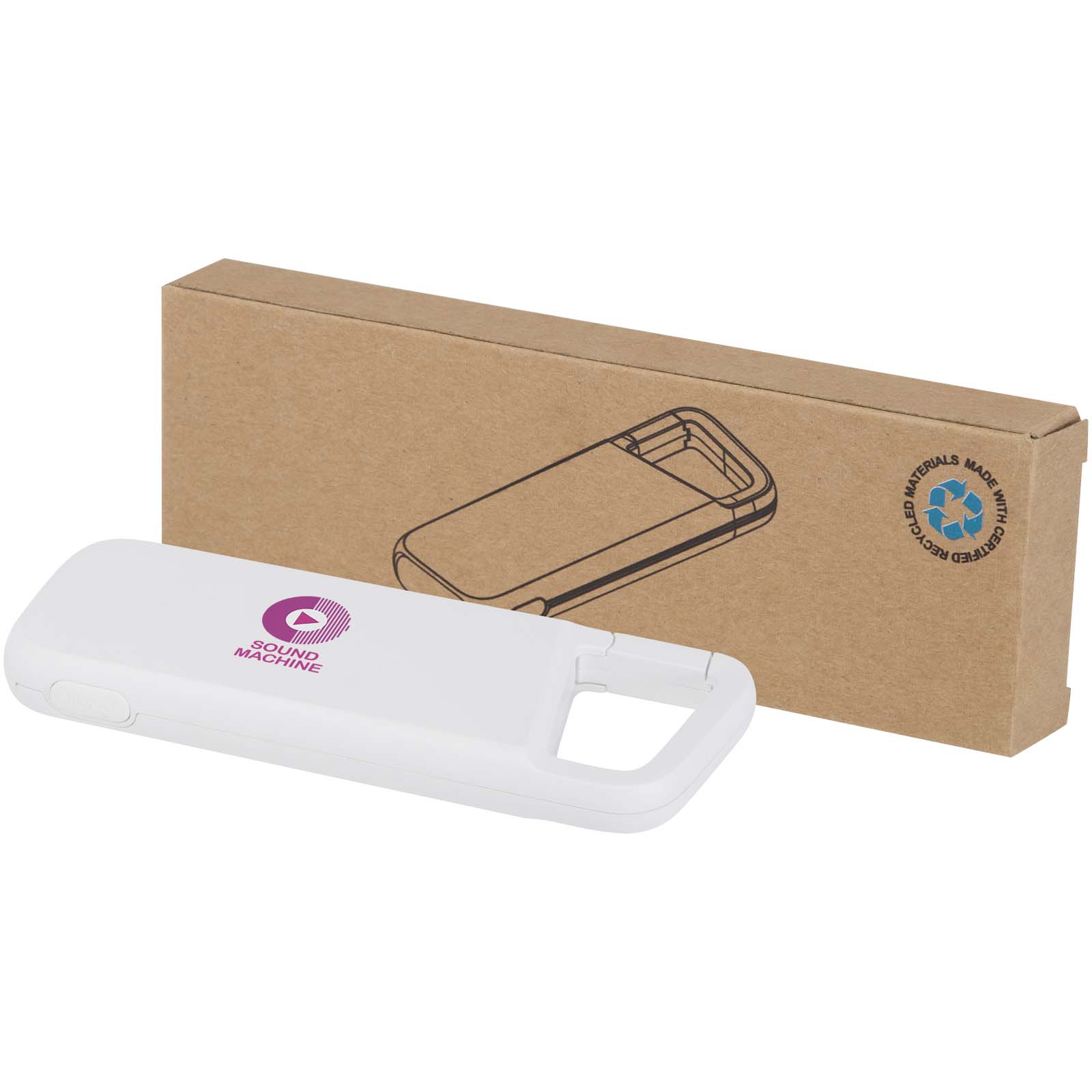 Banco de energía resistente al agua con mosquetón EcoPower - Montornès del Vallès