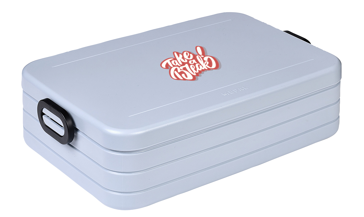 Gran caja de almuerzo de lujo ABS con divisor removible - Parla