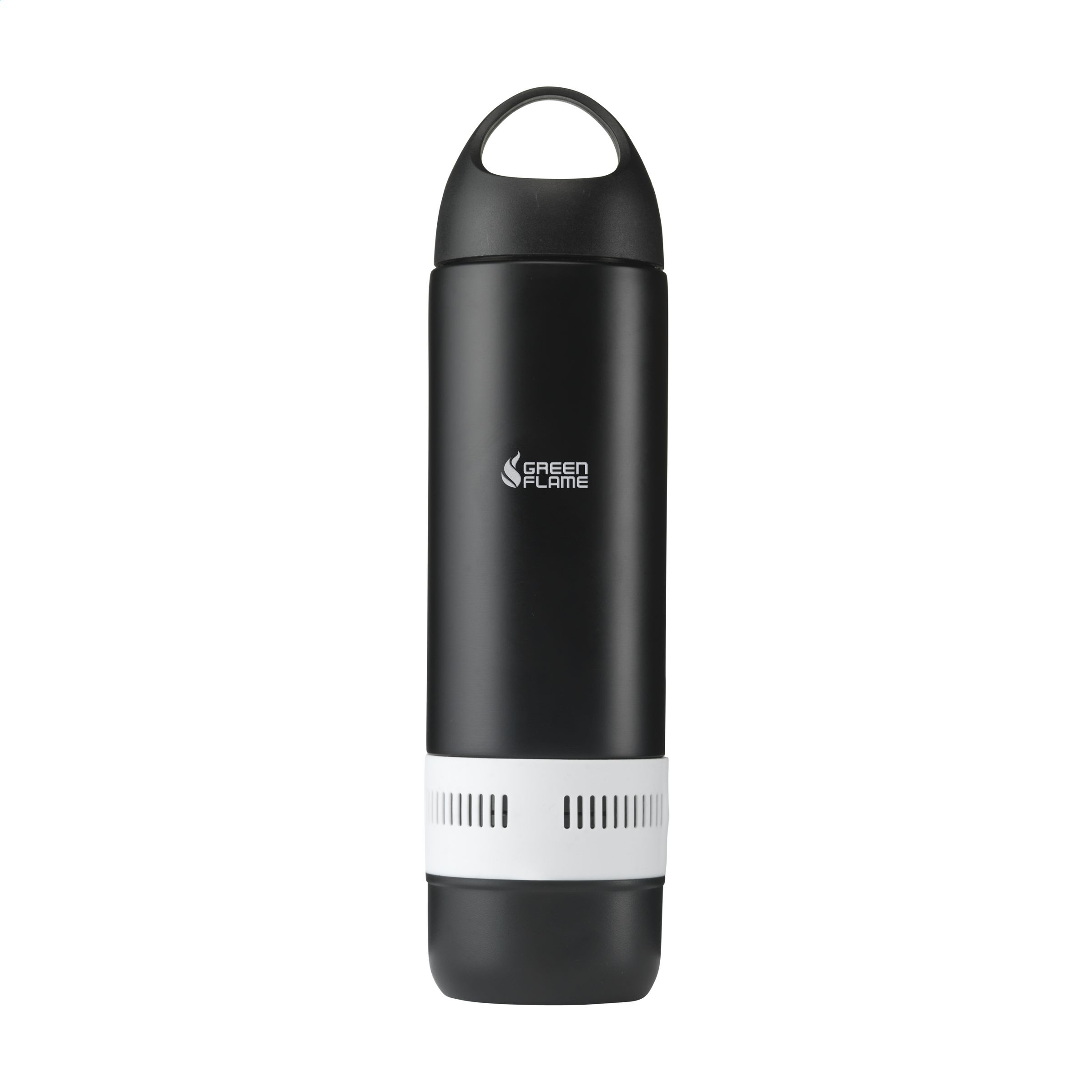 Una botella diseñada con un altavoz incorporado, que también tiene la capacidad de mantener la temperatura de las bebidas contenidas.350ml - Butterwick - Panticosa