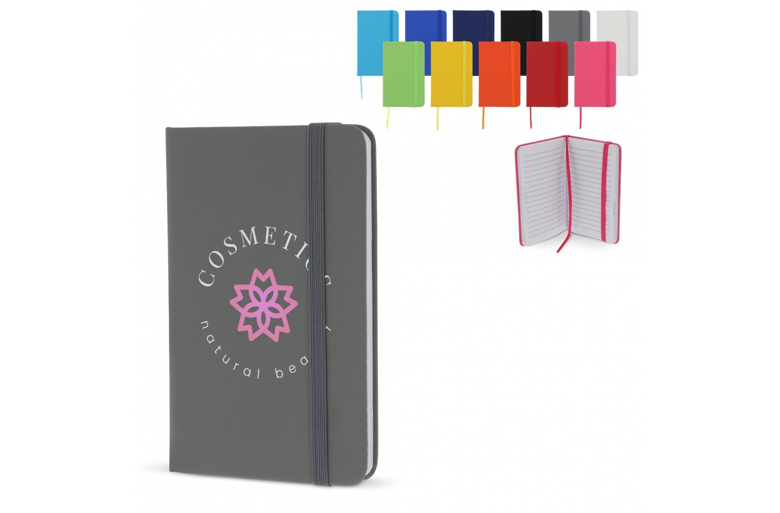 Clásico Cuaderno  A6 PU con Correa Elástica - El Saucejo