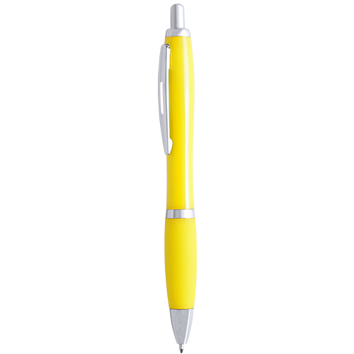 Bolígrafo Push-Up Bicolor con Clip de Metal - Belver de Cinca