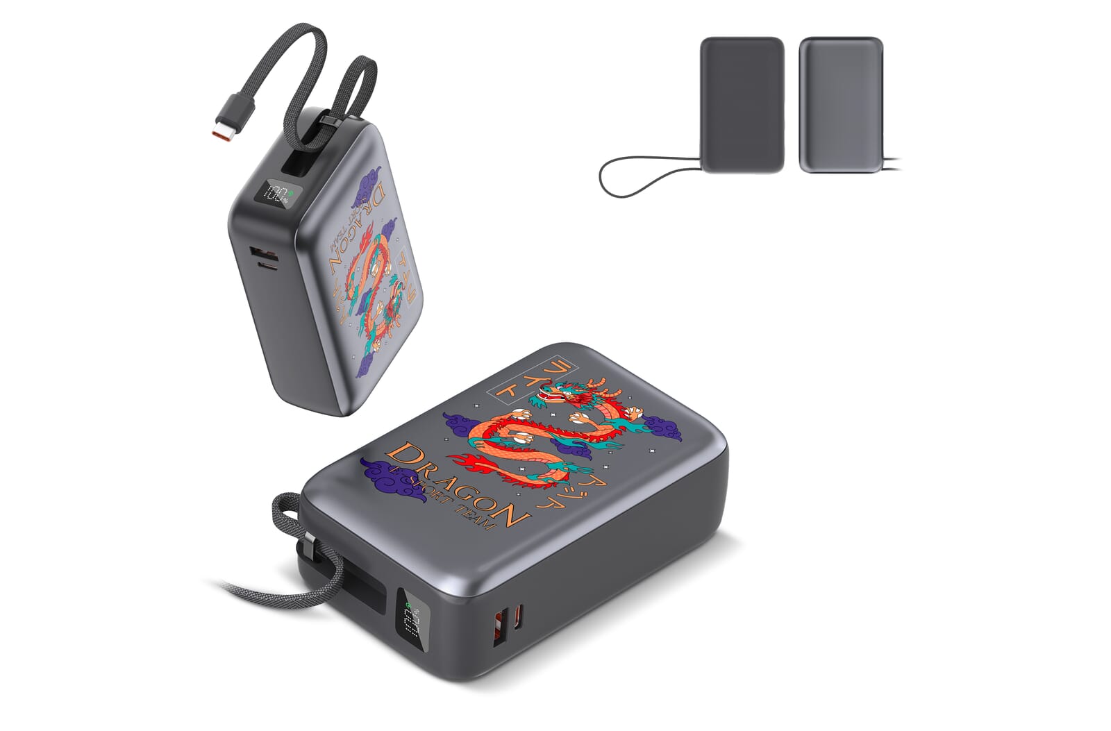 Powerbank Nova Laptop de 65W con cable USB-C integrado 30000 mAh