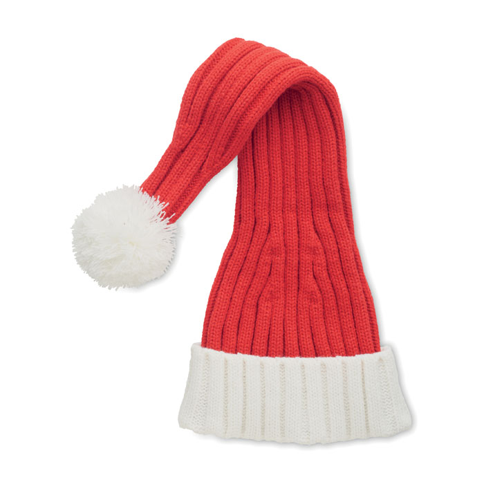 Gorro de Punto con Pom Pom Navideño - Santa Cruz de Grío