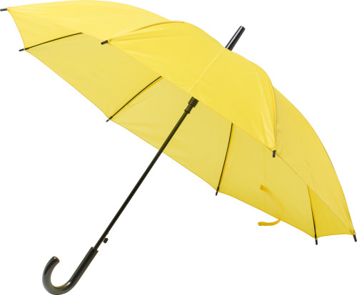 Paraguas automático de poliéster con marco de metal y mango de plástico - Terrinches