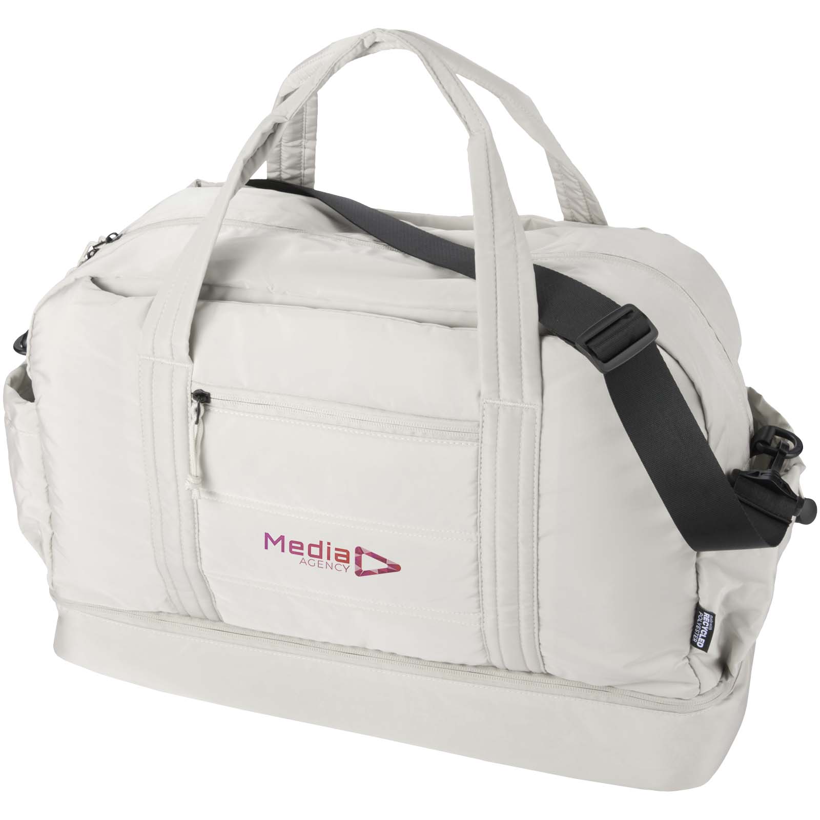 Bolsa de viaje reciclada con fondo aislado 30L - Motril impreso con logotipo