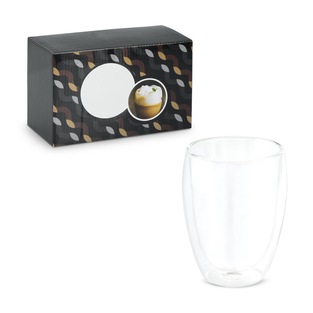 Juego de Vasos de Vidrio de Doble Aislamiento 350ml - Arundel - Porzuna