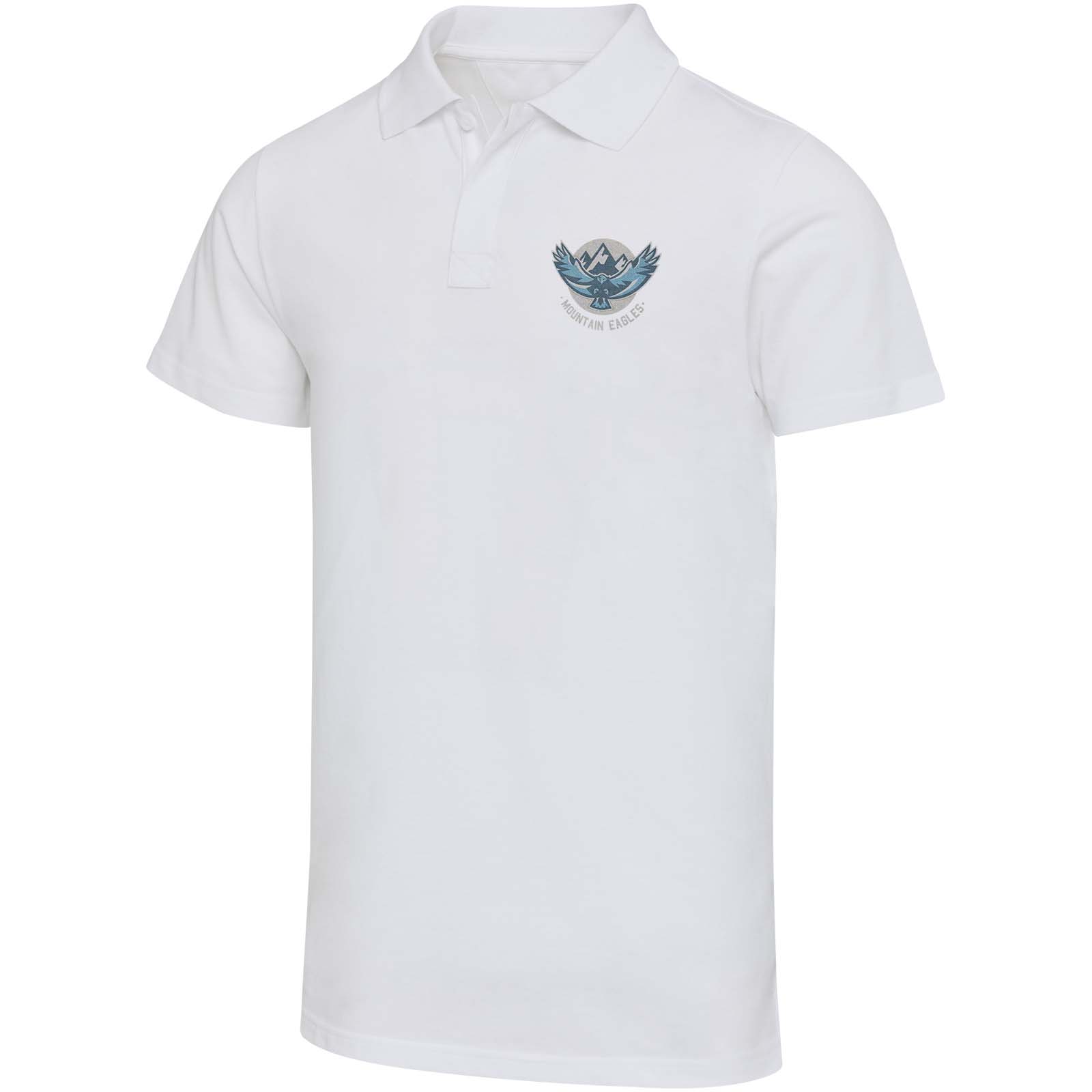 Polo Orgánico Grafito - Agudo impreso con logotipo