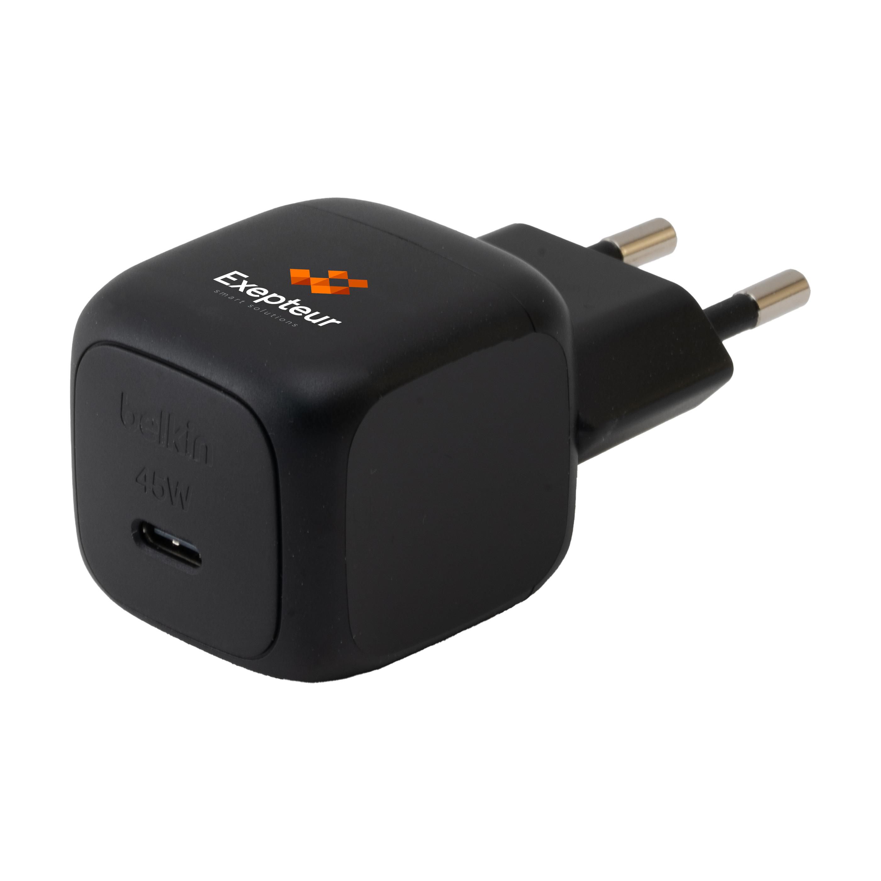 Cargador Rápido 45W USB-C EcoPower - Calonge de Segarra impreso con logotipo