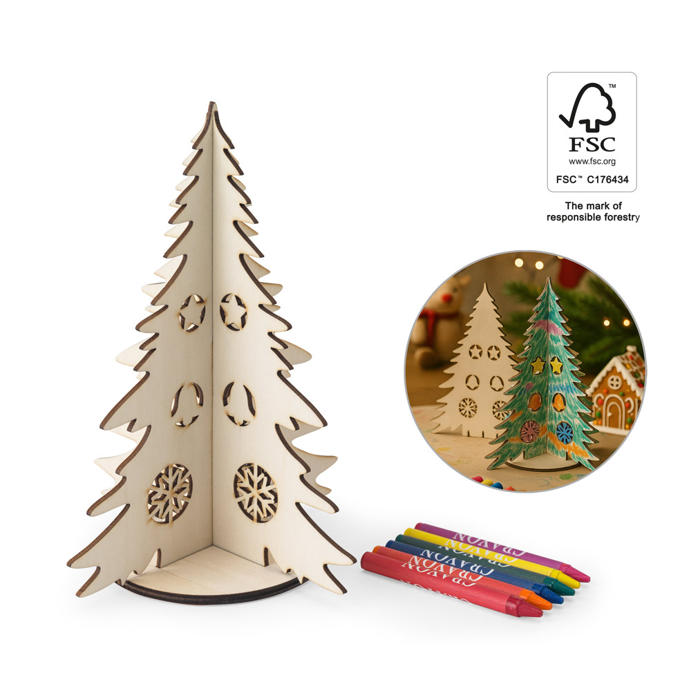 Árbol de Navidad de Madera Desmontable - Mozota