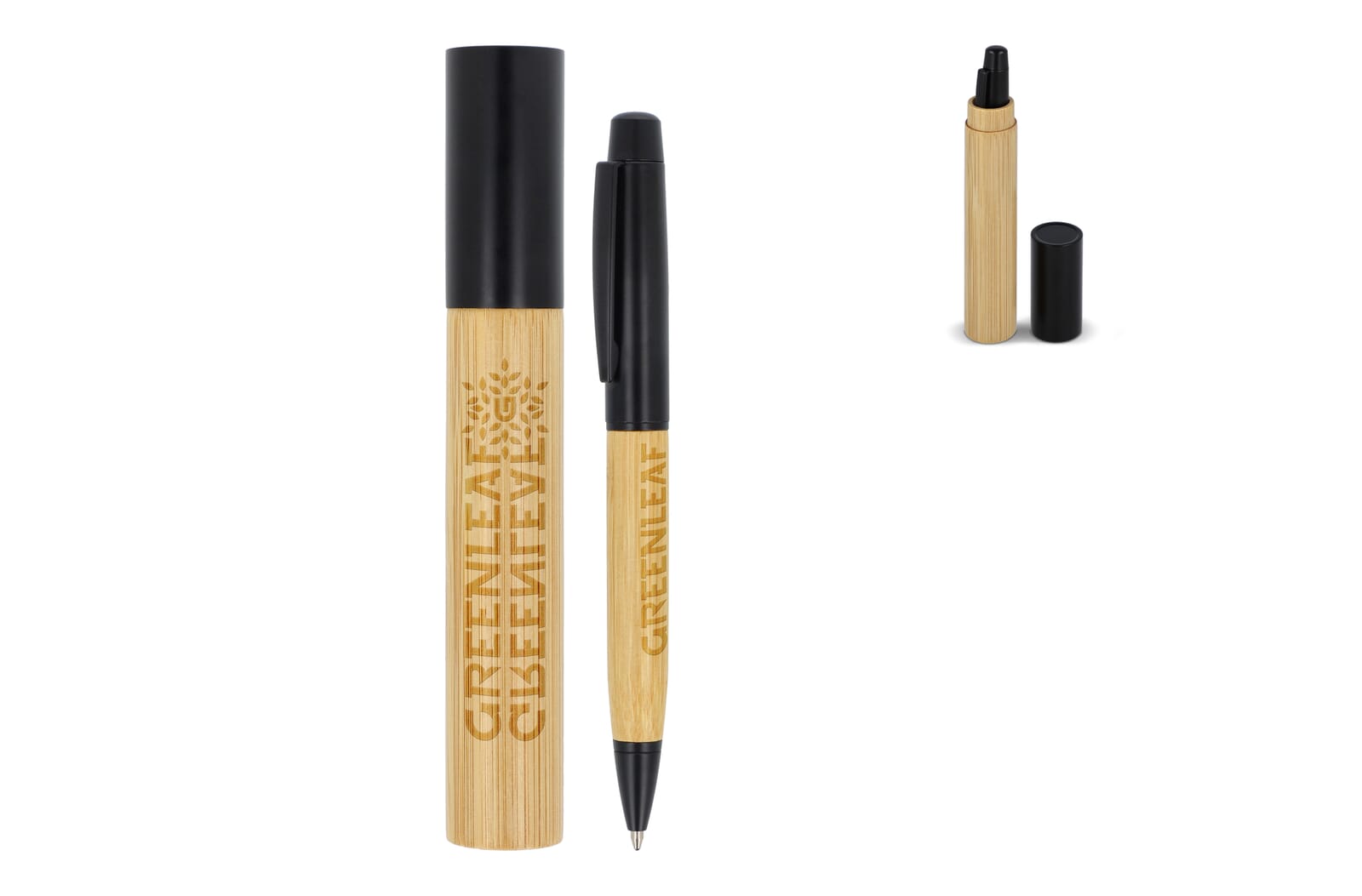 Bambú Elegante - Osso de Cinca impreso con logotipo