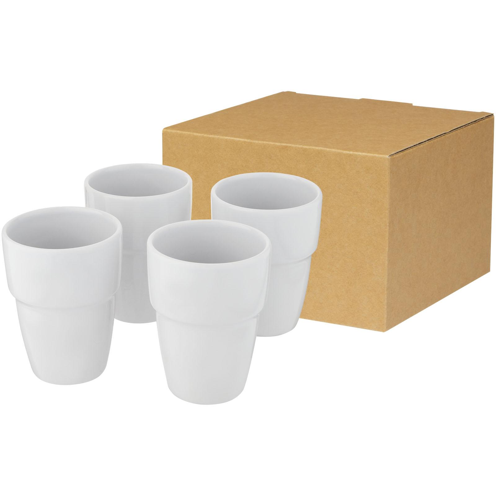 Conjunto de Tazas de Cerámica Apilables 280ml - Upper Slaughter - Torrecilla de la Jara