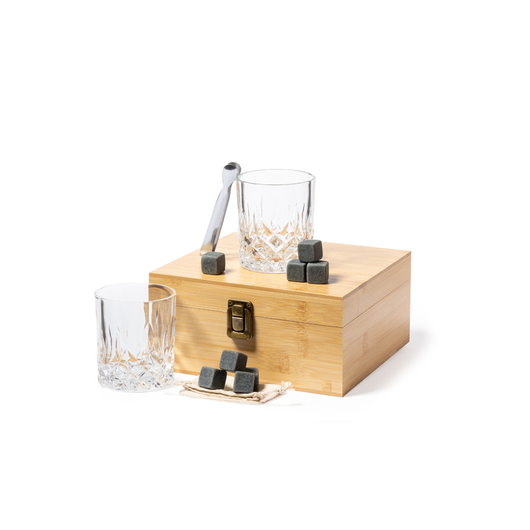 Conjunto de Whisky de Bambú 320ml - Puértolas