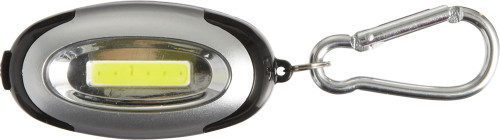 Luz ABS y llavero con 6 luces LED COB y mosquetón de metal. Baterías incluidas - Thornton-le-Beans - Mediana de Aragón