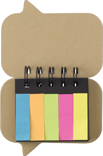 Cuadernillo de Notas Adhesivas Encuadernado con Alambre de Colores - Santa Maria del Camí