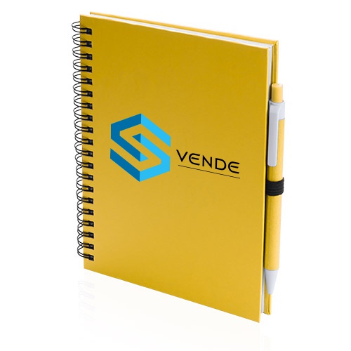 Cuaderno de Cartón Reciclado con Bolígrafo - Lécera