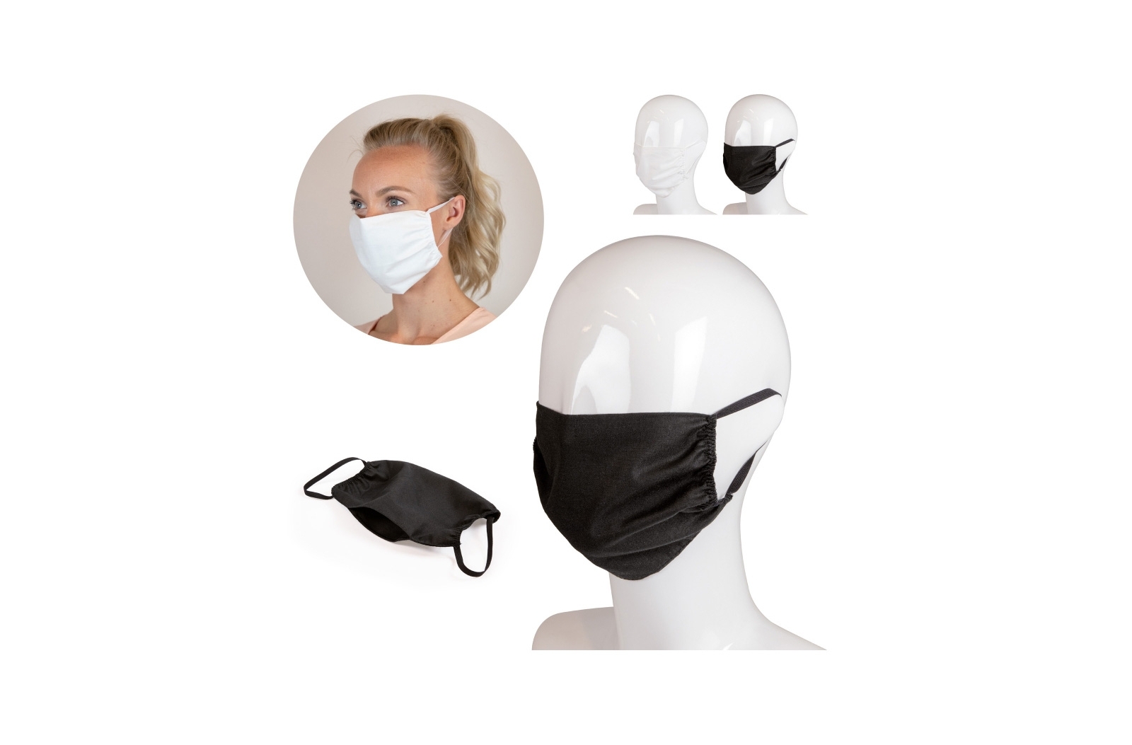 Mascarilla reutilizable de doble capa con inserción de filtro - Ratonera - Gálvez