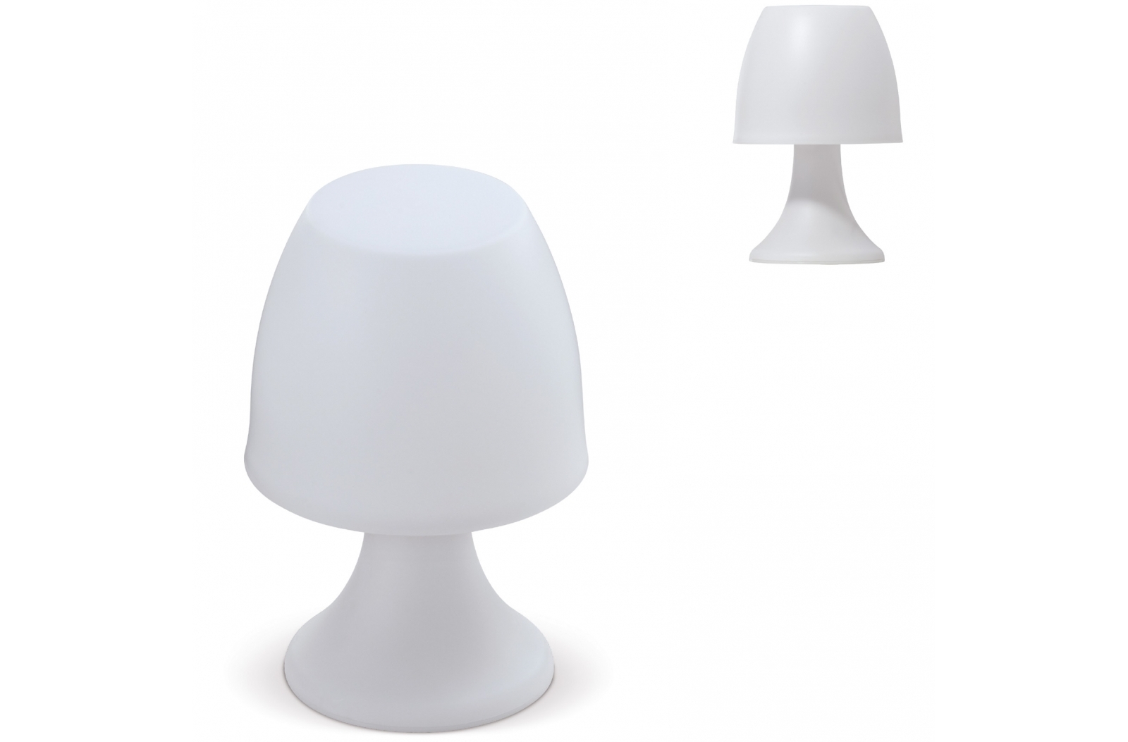 Lámpara de Mesa de Plástico Brillante - Wiveliscombe - Laperdiguera
