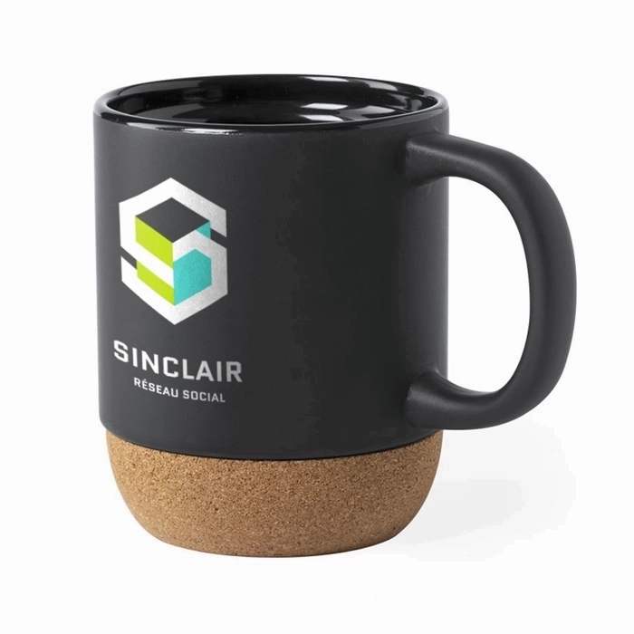 Taza Natural de Cerámica y Corcho 420ml - Pego