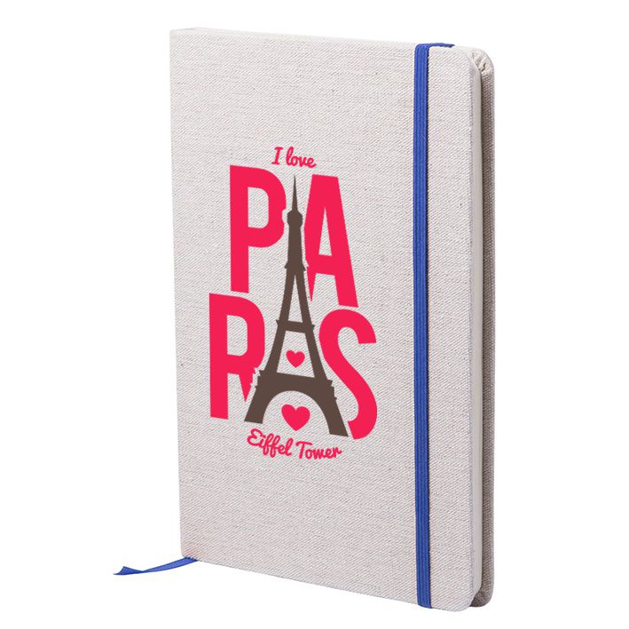 Bloc de notas con cubierta de algodón natural - Arroba de los Montes