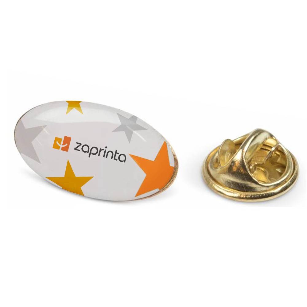 Pin Ovalado con Cierre de Mariposa - Alpartir