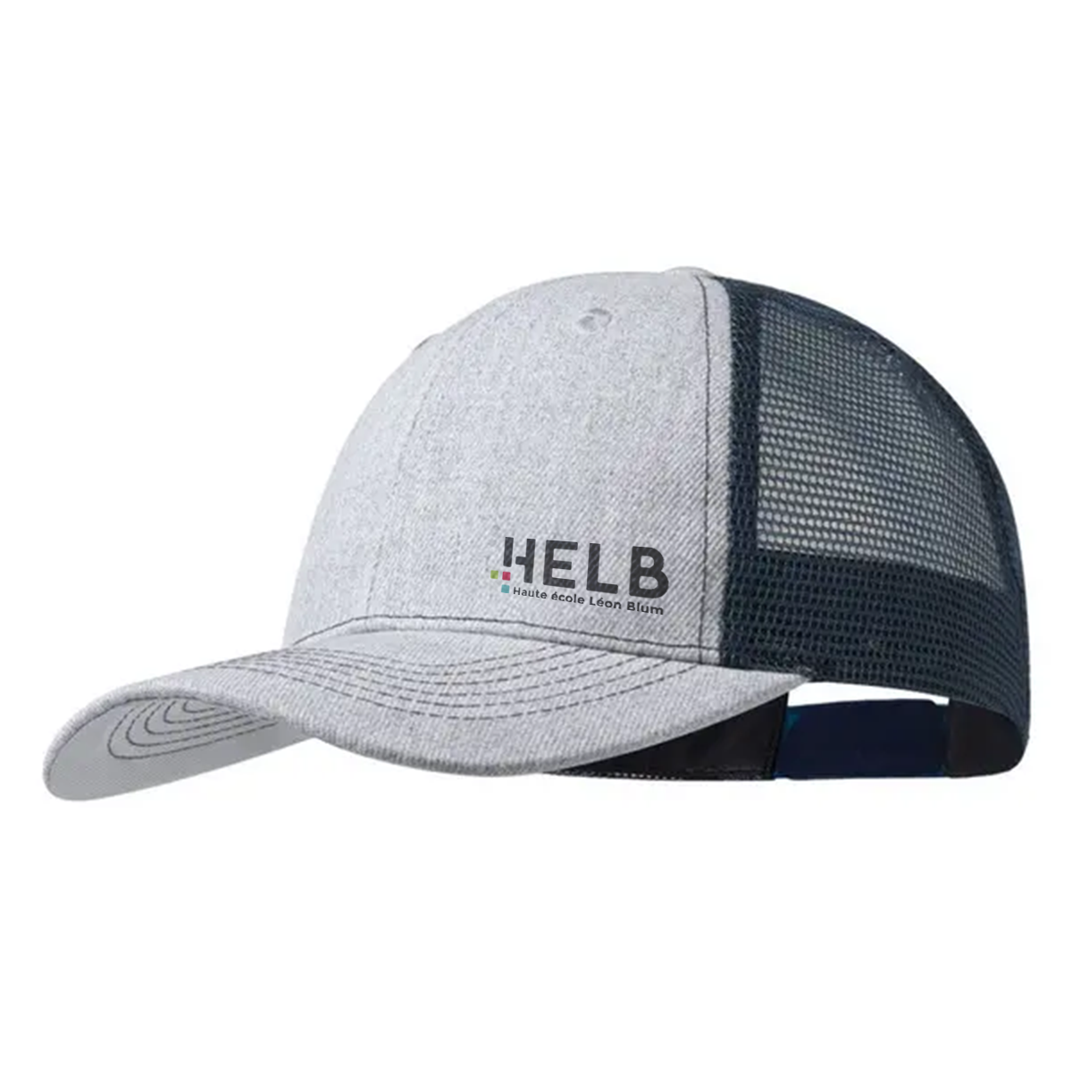 Gorra de Malla de Poliéster Colorida de 6 Paneles - Olost