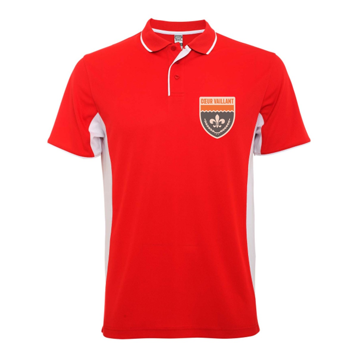 Polo deportivo bicolor transpirable - Totalán