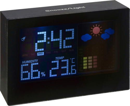 Reloj Estación Meteorológica Digital con Alarma - Blanes
