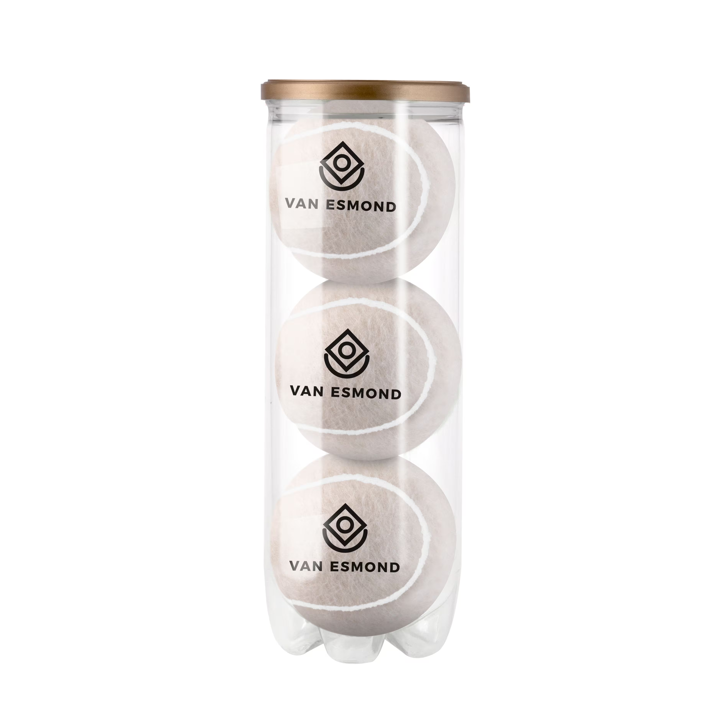 Tubo de pelotas de pádel de colores