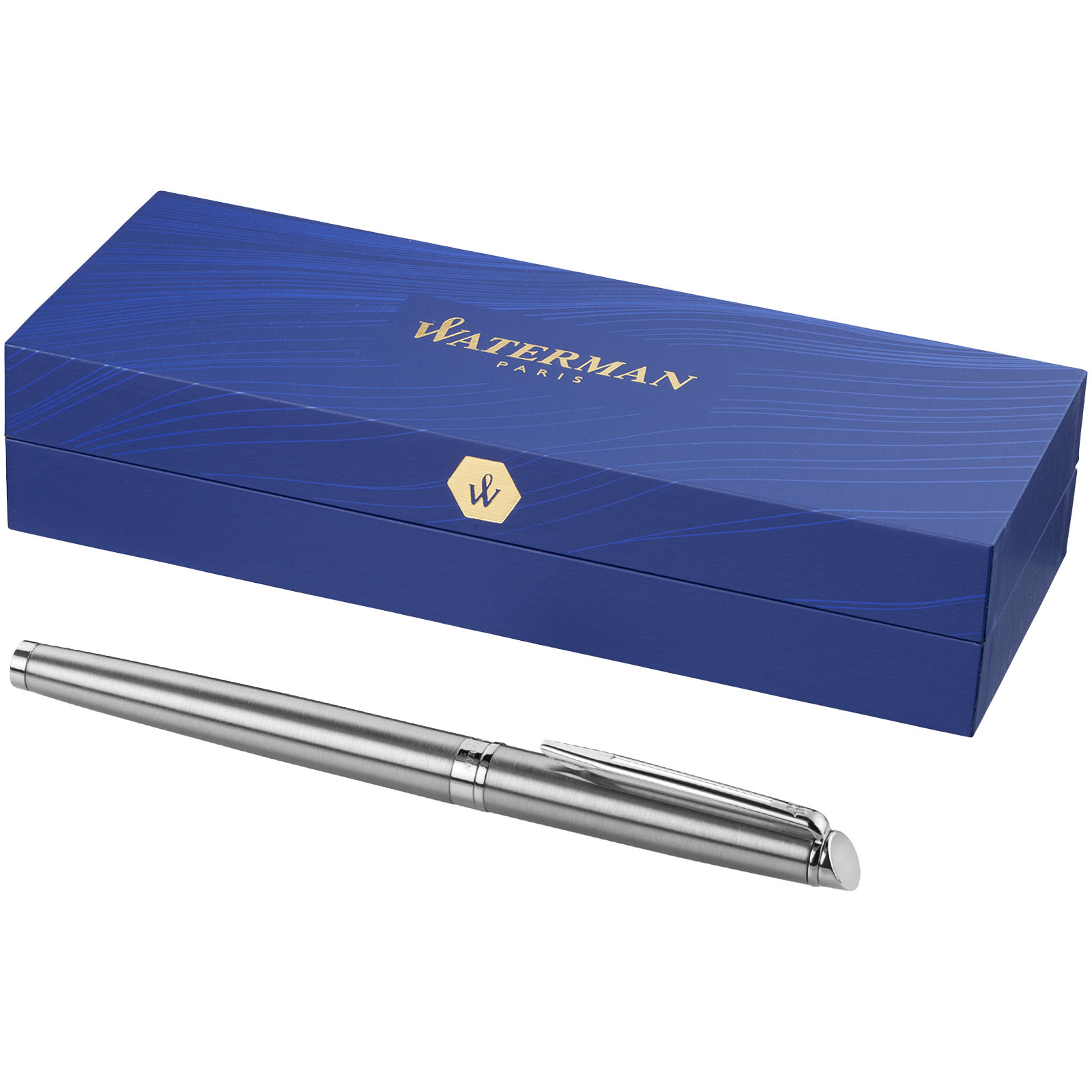 Bolígrafo roller Hemisphere (tinta negra) Waterman - Plata
