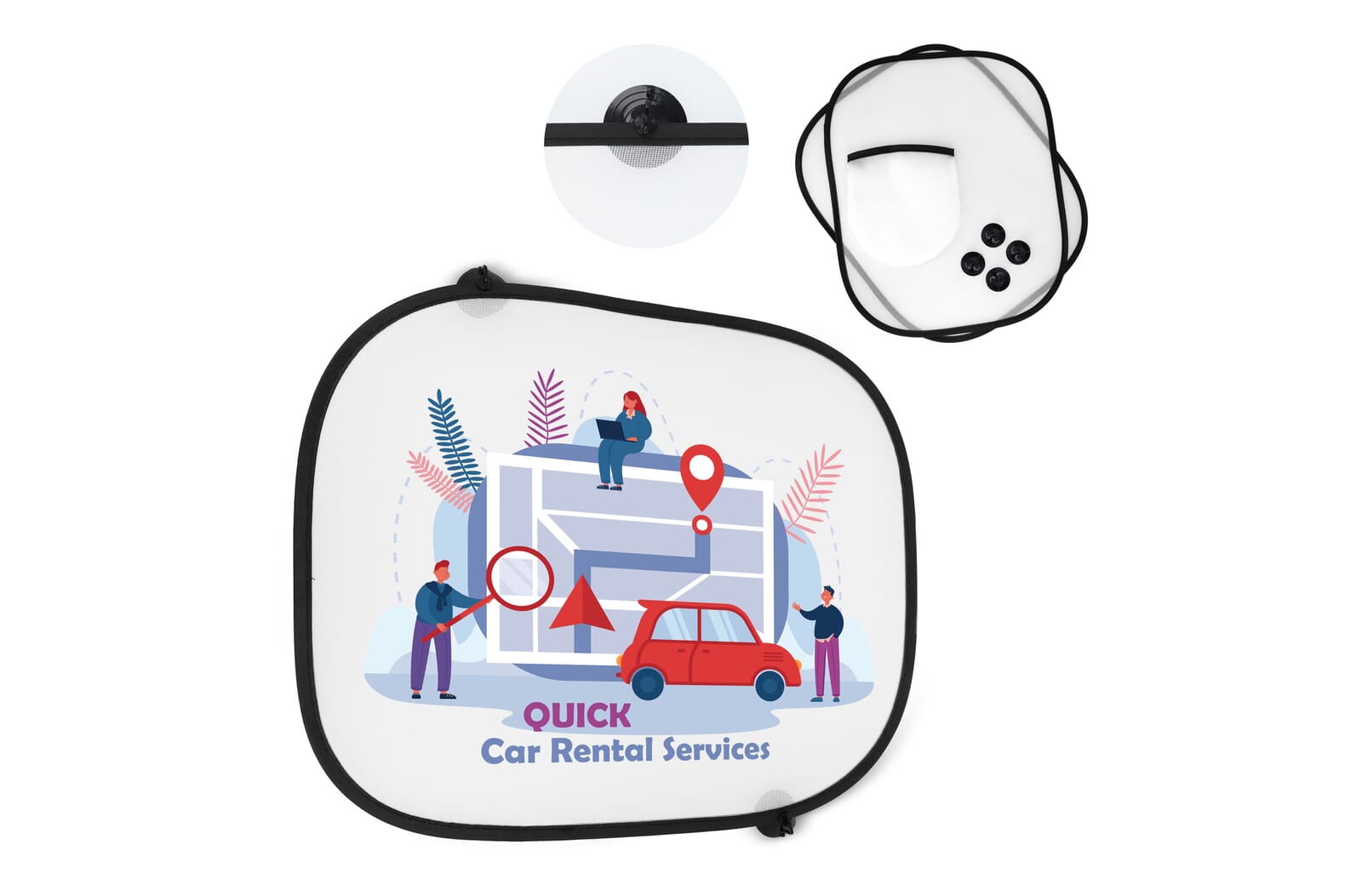 Sombras de Ventana para Auto con Estuche - Oviedo