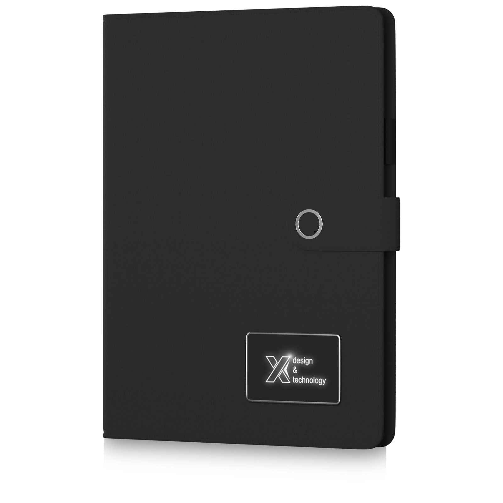 Cuaderno con Logo Luminoso, Batería Externa e Cable Integrado - Campillos