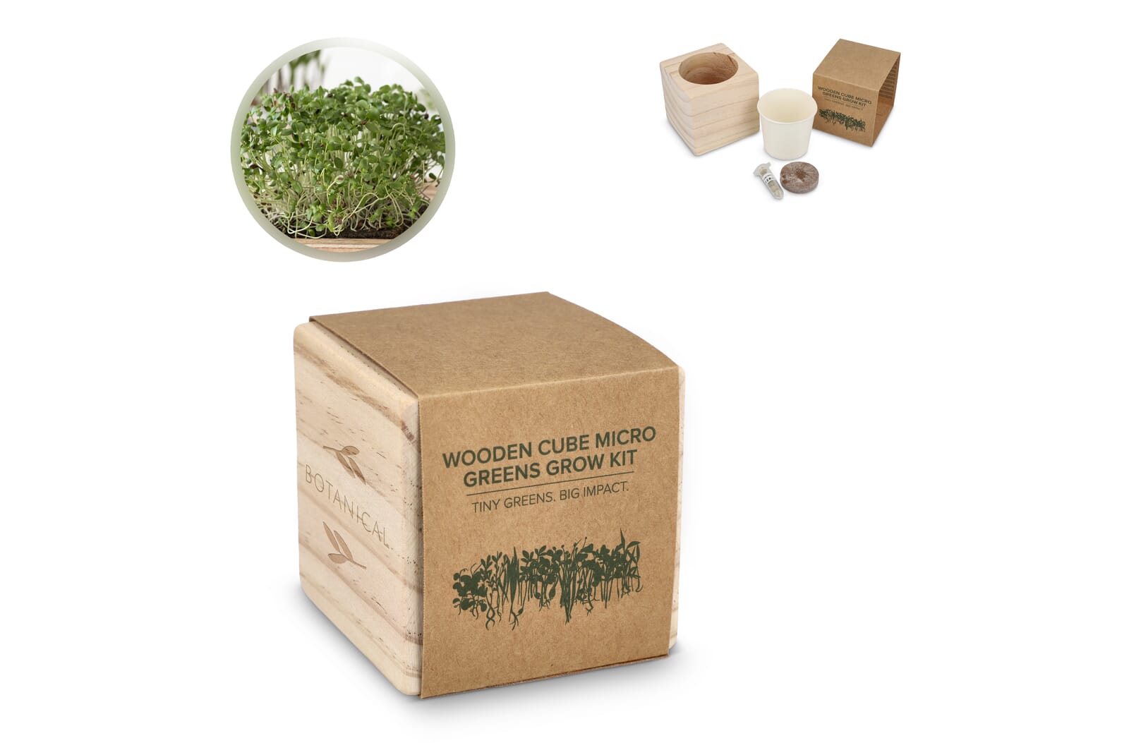 Maceta de madera FSC - Germinados