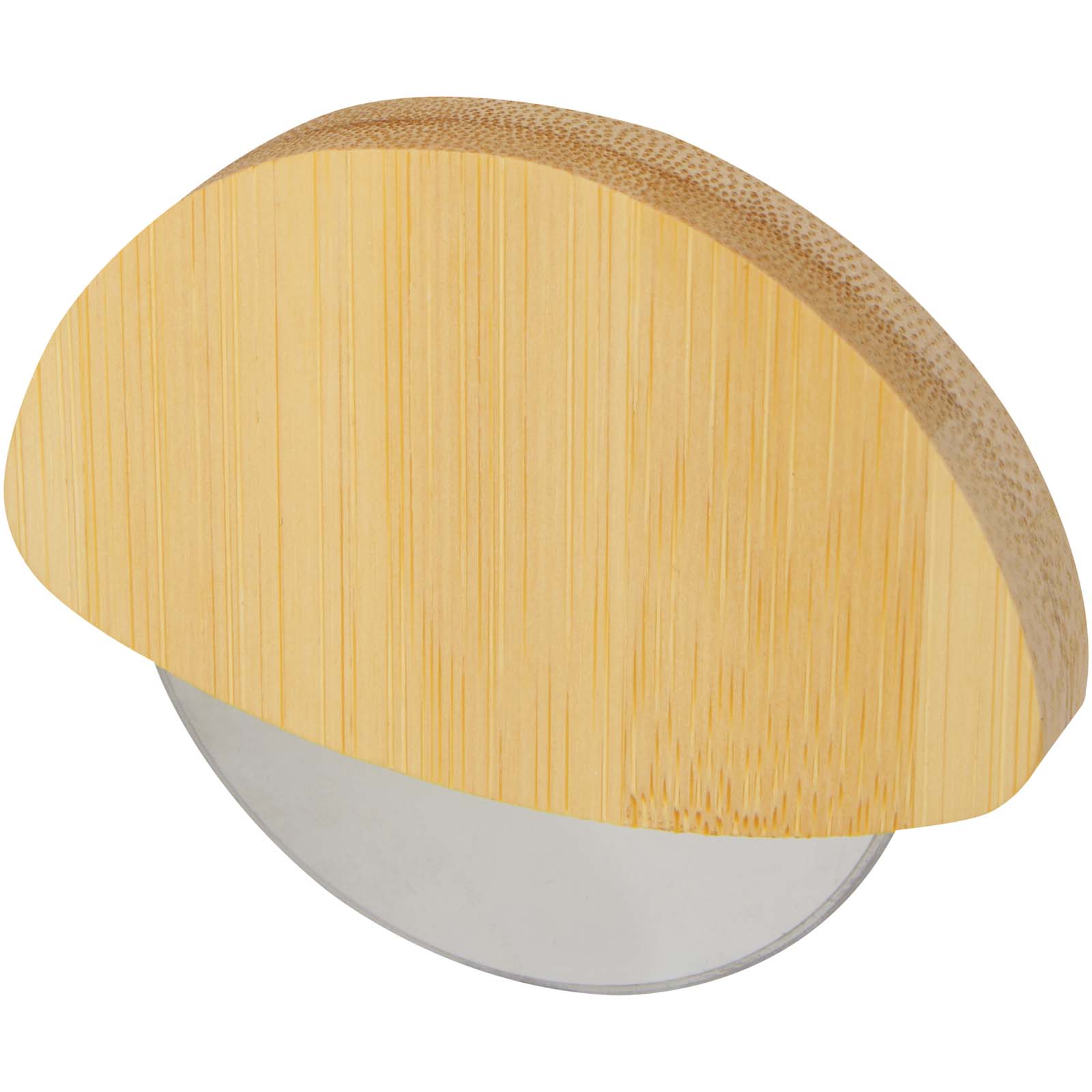 Cortador de pizza de bambú y acero inoxidable - Castellar de n'Hug