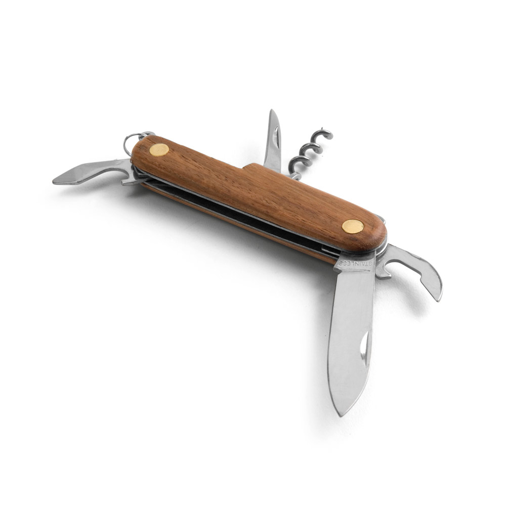 Cuchillo de bolsillo de acero inoxidable y madera - Shepton Mallet - Dos Hermanas